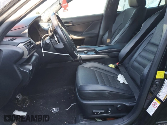 2017 Lexus IS 350 with VIN JTHBE1D27H5030444, listed as a Copart auction lot 88702055 with 160,405 mi miles and Salvage Title. Bid and sale history available at DreamBid. Image 7.
