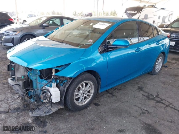 2017 Toyota Prius Prime Plus with VIN JTDKARFP9H3065163, listed as a IAAI auction lot 41884809 with 81,859 mi miles. Bid and sale history available at carsss.com. Image 2.