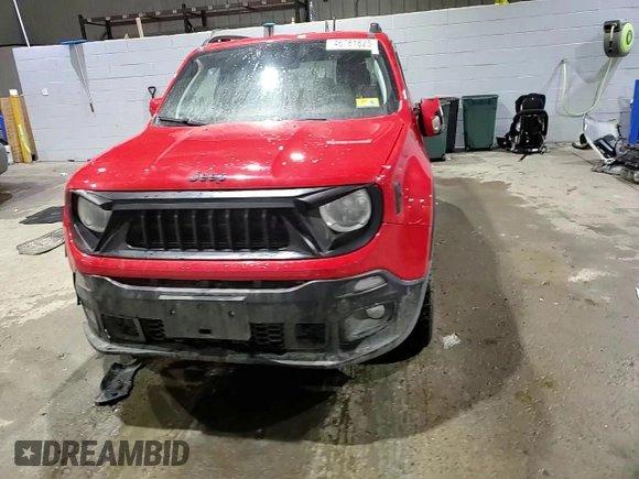 2018 Jeep Renegade Altitude with VIN ZACCJBBB7JPH21173, listed as a Copart auction lot 46781825 with 105,067 mi miles and Salvage title. Bid and sale history available at DreamBid. Image 11.