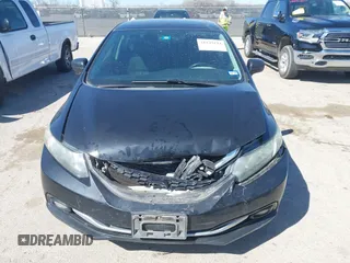 2015 Honda Civic Sedan EX-L with VIN 2HGFB2F90FH546082, listed as a IAAI auction lot 41849194 with 121,161 mi miles. Bid and sale history available at carsss.com. Image 12.