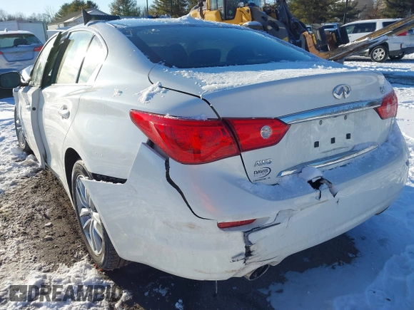 2017 Infiniti Q50 3.0t Premium with VIN JN1EV7AR1HM838509, listed as a IAAI auction lot 41376613 with 1 mi miles. Bid and sale history available at carsss.com. Image 18.