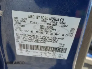 2007 Ford Escape XLT with VIN 1FMYU03Z67KA04033, listed as a Copart auction lot 76487314 with 162,300 mi miles and Salvage Title. Bid and sale history available at carsss.com. Image 13.