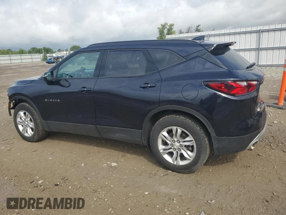 2021 Chevrolet Blazer LT with VIN 3GNKBJR44MS533568, listed as a Copart auction lot 74927554 with 47,873 mi miles and Non repairable. Bid and sale history available at DreamBid. Image 2.