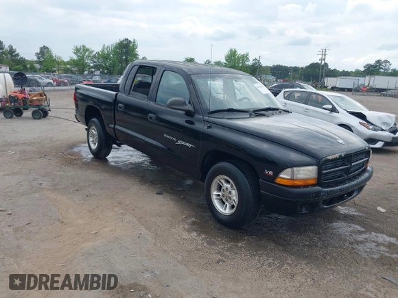 2000 Dodge Dakota Sport с VIN 1B7GL2AX5YS775200, выставлен на аукционе IAAI как лот 42113896 с пробегом 224 337 миль миль и . История ставок и продаж доступна на DreamBid. Изображение 1.