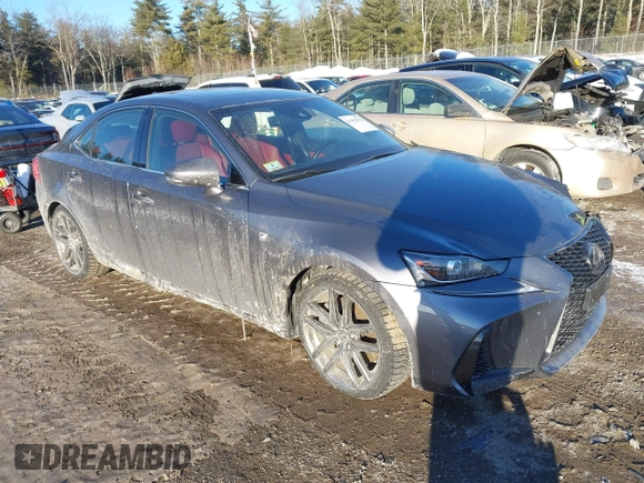 2018 Lexus IS 300 with VIN JTHC81D29J5033119, listed as a IAAI auction lot 41433115 with 42,025 mi miles and . Bid and sale history available at DreamBid. Image 1.