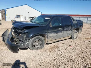 2007 Chevrolet Avalanche LTZ with VIN 3GNFK12317G263676, listed as a Copart auction lot 47012745 with 207,640 mi miles and Clean Title. Bid and sale history available at carsss.com. Image 1.