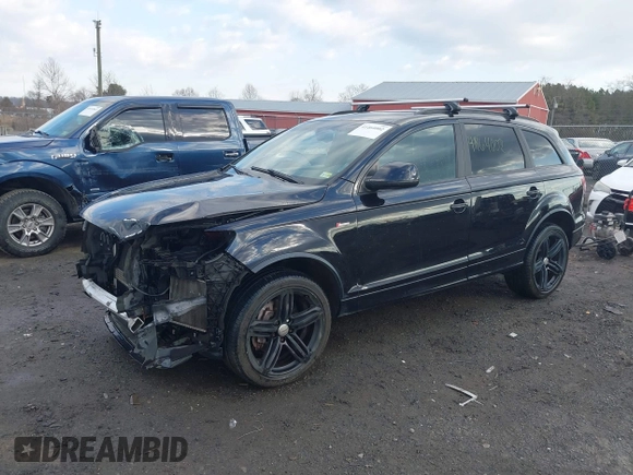 2015 Audi Q7 3.0T S line Prestige with VIN WA1DGAFE7FD006783, listed as a IAAI auction lot 41464002 with 96,845 mi miles. Bid and sale history available at carsss.com. Image 14.