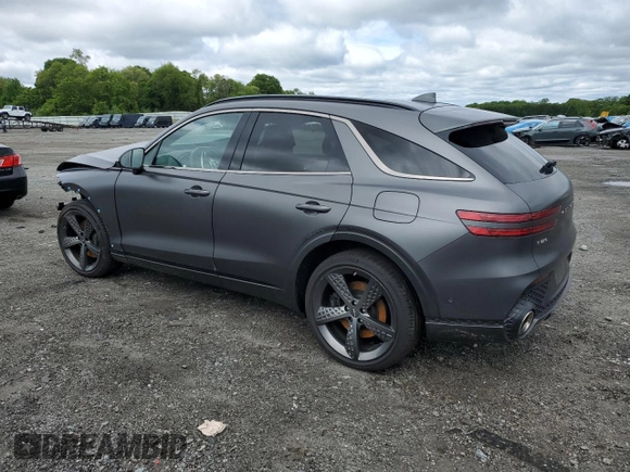 2024 Genesis GV70 Sport z VIN 5NMMCDTC8RH004817, wystawiony jako Copart lot #58254995 z przebiegiem 27 557 mil mil oraz Szkoda całkowita • Salvage title. Historia ofert i sprzedaży dostępna na DreamBid. Obrazek 2.
