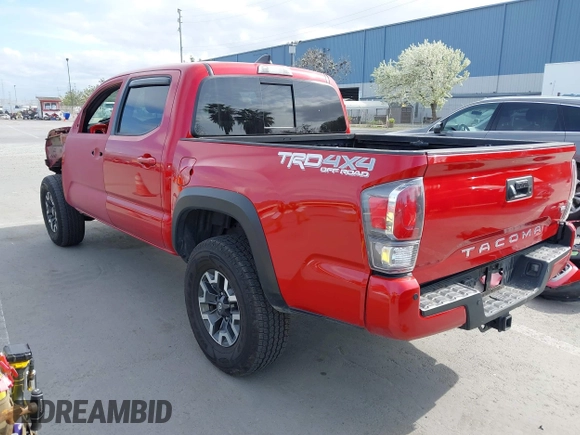 2021 Toyota Tacoma 4WD SR with VIN 3TMCZ5AN0MM416627, listed as a IAAI auction lot 41895966 with 18,250 mi miles. Bid and sale history available at carsss.com. Image 3.