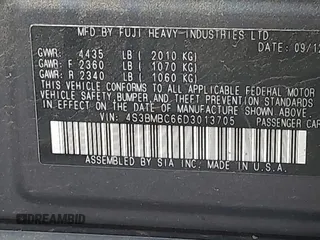 2013 Subaru Legacy Premium with VIN 4S3BMBC66D3013705, listed as a IAAI auction lot 42040793 with 150,978 mi miles and . Bid and sale history available at carsss.com. Image 9.