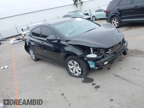 2016 Hyundai Elantra SE with VIN 5NPDH4AE0GH749471, listed as a IAAI auction lot 42453740 with 90,927 mi miles and . Bid and sale history available at DreamBid. Image 1.