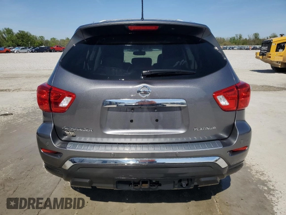 2017 Nissan Pathfinder S with VIN 5N1DR2MN9HC912477, listed as a Copart auction lot 53715565 with 90,690 mi miles and Salvage title. Bid and sale history available at DreamBid. Image 6.
