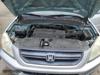 2003 Honda Pilot EX with VIN 2HKYF18563H511761, listed as a Copart auction lot 49004995 with 0 mi miles and Salvage Title. Bid and sale history available at carsss.com. Image 12.