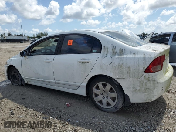 2006 Honda Civic LX with VIN 1HGFA16586L076252, listed as a Copart auction lot 55943215 with Not Provided miles and Clean Title. Bid and sale history available at DreamBid. Image 2.