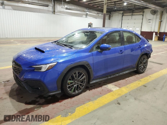 2022 Subaru WRX GT with VIN JF1VBAU68N8024310, listed as a Copart auction lot 52192135 with 45,240 mi miles and Salvage title. Bid and sale history available at DreamBid. Image 1.