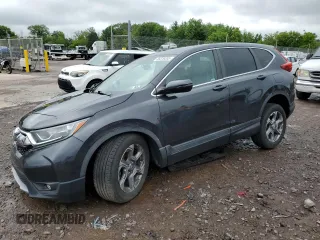 2018 Honda CR-V EX-L z VIN 2HKRW2H85JH693325, wystawiony jako Copart lot #58379205 z przebiegiem 75 990 mil mil oraz Szkoda całkowita • Salvage title. Historia ofert i sprzedaży dostępna na DreamBid. Obrazek 1.