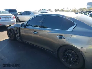 2015 Infiniti Q50 with VIN JN1BV7AP3FM346756, listed as a IAAI auction lot 41263330 with 144,991 mi miles. Bid and sale history available at carsss.com. Image 14.