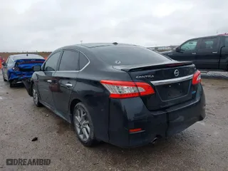 2013 Nissan Sentra SR with VIN 3N1AB7AP0DL648596, listed as a IAAI auction lot 41543087 with 149,614 mi miles. Bid and sale history available at carsss.com. Image 3.