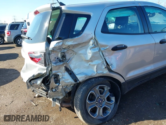 2020 Ford EcoSport S with VIN MAJ6S3FL3LC313897, listed as a IAAI auction lot 41863286 with 29,241 mi miles and . Bid and sale history available at DreamBid. Image 6.