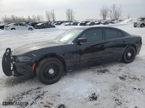 2019 Dodge Charger Police with VIN 2C3CDXKTXKH665413, listed as a Copart auction lot 67248424 with 116,485 mi miles and Salvage Title. Bid and sale history available at carsss.com. Image 1.