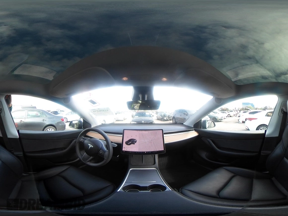 2021 Tesla Model Y Long Range with VIN 5YJYGDEE6MF209034, listed as a IAAI auction lot 41896238 with 53,401 mi miles. Bid and sale history available at carsss.com. Image 21.