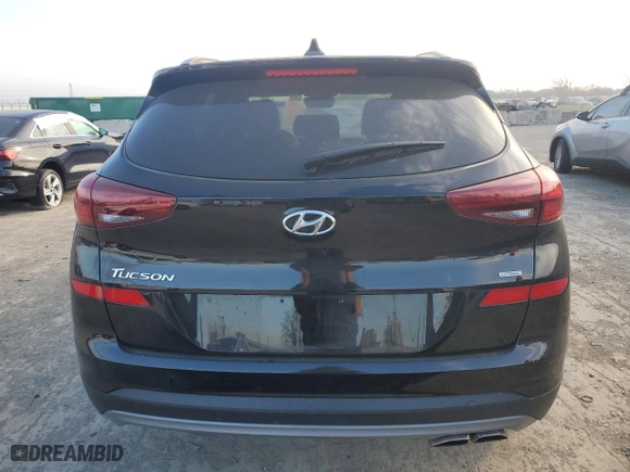 2021 Hyundai Tucson Limited with VIN KM8J3CAL7MU344120, listed as a Copart auction lot 82693124 with 30,686 mi miles and Salvage Title. Bid and sale history available at carsss.com. Image 6.