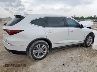 2022 Acura MDX with VIN 5J8YD9H3XNL004090, listed as a Copart auction lot 60478025 with 45,041 mi miles and Salvage title. Bid and sale history available at DreamBid. Image 3.