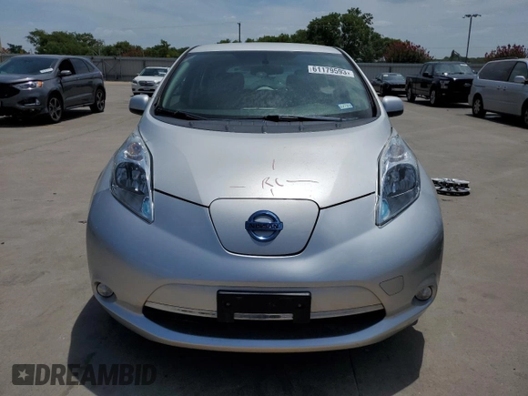 2017 Nissan LEAF SL with VIN 1N4BZ0CP9HC310509, listed as a Copart auction lot 61179593 with 50,219 mi miles. Bid and sale history available at carsss.com. Image 5.