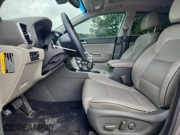 2017 Kia Sportage EX with VIN KNDPN3AC3H7208936, listed as a Copart auction lot 61770575 with 124,645 mi miles and Clean title. Bid and sale history available at DreamBid. Image 7.
