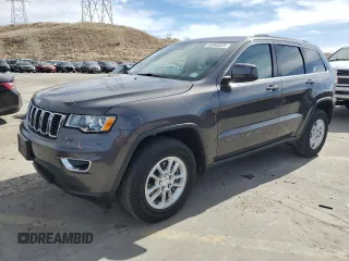 2019 Jeep Grand Cherokee Laredo E with VIN 1C4RJFAG1KC736420, listed as a Copart auction lot 48993325 with 47,492 mi miles and Salvage Title. Bid and sale history available at carsss.com. Image 1.