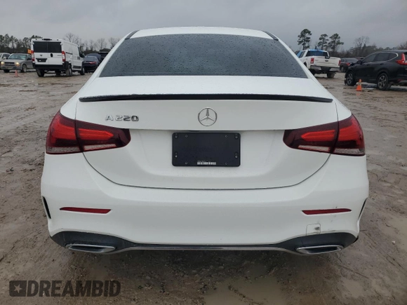 2019 Mercedes-Benz A 220 with VIN WDD3G4EB6KW011164, listed as a Copart auction lot 43455505 with Not Provided miles and Salvage Title. Bid and sale history available at DreamBid. Image 6.