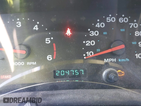 2002 Jeep Wrangler Sport with VIN 1J4FA49SX2P732367, listed as a IAAI auction lot 41805923 with 204,757 mi miles. Bid and sale history available at carsss.com. Image 15.