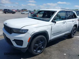 2022 Jeep Grand Cherokee Laredo with VIN 1C4RJHAG1N8627233, listed as a IAAI auction lot 42343190 with 38,107 mi miles and . Bid and sale history available at DreamBid. Image 2.