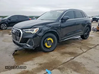 2020 Audi Q3 S line Premium Plus with VIN WA1EECF39L1054674, listed as a Copart auction lot 59287885 with 71,219 mi miles and Clean title. Bid and sale history available at DreamBid. Image 1.