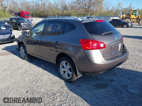 2008 Nissan Rogue SL with VIN JN8AS58V58W128582, listed as a IAAI auction lot 42055041 with 203,805 mi miles and . Bid and sale history available at DreamBid. Image 3.