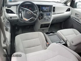 2017 Toyota Sienna LE with VIN 5TDJZ3DC5HS173988, listed as a Copart auction lot 46996375 with 67,971 mi miles and Salvage Title. Bid and sale history available at carsss.com. Image 8.