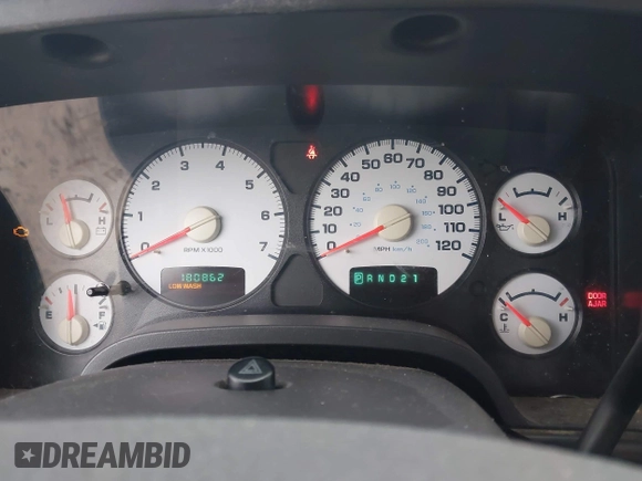 2004 Dodge 1500 SLT with VIN 1D7HU18NX4S606645, listed as a IAAI auction lot 41041951 with 180,862 mi miles and . Bid and sale history available at carsss.com. Image 7.