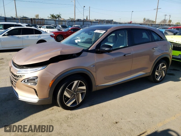2020 Hyundai NEXO Limited z VIN KM8J84A69LU007979, wystawiony jako Copart lot #88574595 z przebiegiem 21 640 mil mil oraz Szkoda całkowita • Salvage title. Historia ofert i sprzedaży dostępna na DreamBid. Obrazek 1.