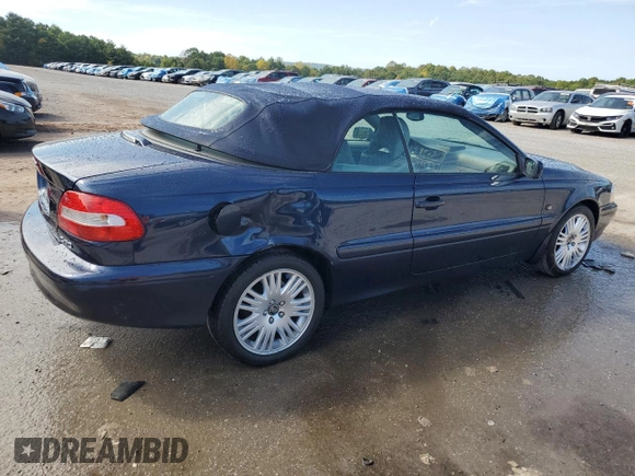 2004 Volvo C70 with VIN YV1NC62D74J043101, listed as a Copart auction lot 71585714 with 136,882 mi miles and Salvage Title. Bid and sale history available at carsss.com. Image 3.