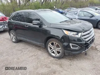 2015 Ford Edge Titanium z VIN 2FMTK4K89FBC39812, wystawiony jako IAAI lot #42005397 z przebiegiem Nie podano mil oraz . Historia ofert i sprzedaży dostępna na DreamBid. Obrazek 1.