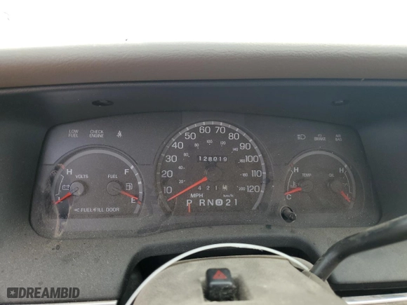 2000 Ford Crown Victoria LX with VIN 2FAFP74W7YX117705, listed as a Copart auction lot 79226944 with 128,019 mi miles and Salvage Title. Bid and sale history available at carsss.com. Image 9.