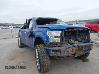 2017 Ford F-150 XL with VIN 1FTEW1CP8HKE11553, listed as a IAAI auction lot 41414249 with 191,547 mi miles. Bid and sale history available at carsss.com. Image 1.