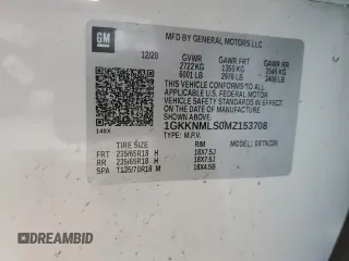 2021 GMC Acadia SLT with VIN 1GKKNMLS0MZ153708, listed as a Copart auction lot 45855815 with 40,131 mi miles and Salvage Title. Bid and sale history available at carsss.com. Image 13.