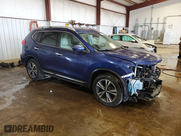 2017 Nissan Rogue SV with VIN 5N1AT2MV7HC858990, listed as a Copart auction lot 55494495 with 108,589 mi miles and Salvage title. Bid and sale history available at DreamBid. Image 4.