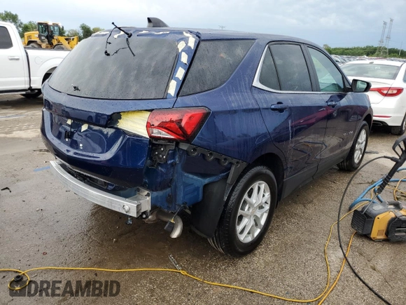 2023 Chevrolet Equinox LT с VIN 3GNAXKEG1PL186959, выставлен на аукционе Copart как лот 59273994 с пробегом 7 983 миль миль и Списание • Salvage title. История ставок и продаж доступна на DreamBid. Изображение 3.