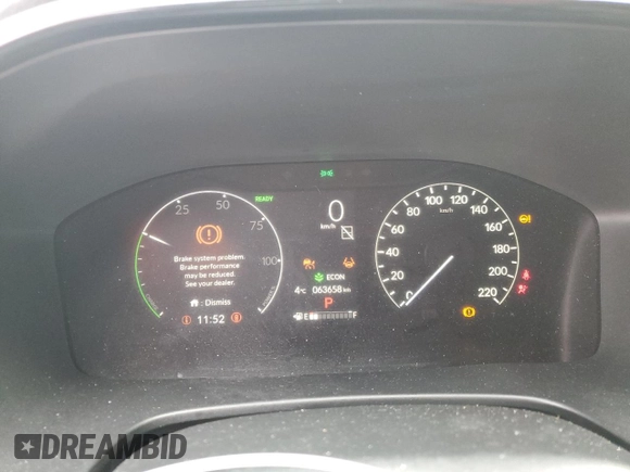 2023 Honda CR-V Sport Touring with VIN 2HKRS6H9XPH208925, listed as a Copart auction lot 46083575 with 63,658 mi miles and Salvage Title. Bid and sale history available at DreamBid. Image 9.