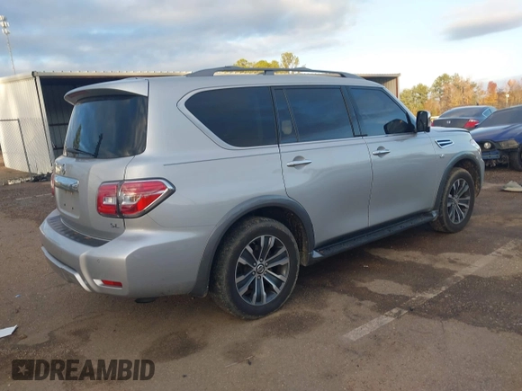 2018 Nissan Armada SV with VIN JN8AY2ND6J9057888, listed as a IAAI auction lot 41092571 with 143,263 mi miles. Bid and sale history available at carsss.com. Image 4.