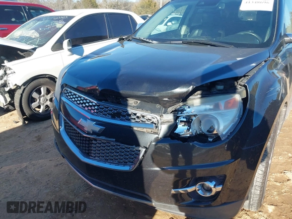 2013 Chevrolet Equinox LTZ with VIN 2GNFLFE31D6118117, listed as a IAAI auction lot 41348696 with 267,667 mi miles. Bid and sale history available at carsss.com. Image 6.