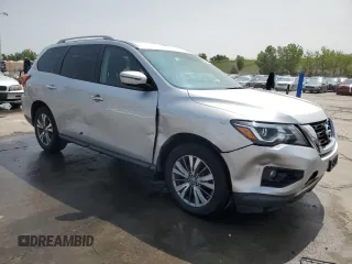 2018 Nissan Pathfinder Platinum with VIN 5N1DR2MM5JC665603, listed as a Copart auction lot 58505055 with 157,836 mi miles and Salvage title. Bid and sale history available at DreamBid. Image 4.