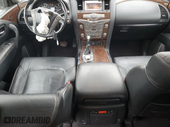 2018 Nissan Armada SV with VIN JN8AY2NC0J9558282, listed as a Copart auction lot 68261684 with 139,668 mi miles and Salvage Title. Bid and sale history available at carsss.com. Image 8.